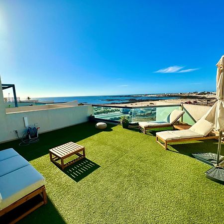 Apartamento Villa Bruno Con Vistas Al Mar, Primera Linea De Playa Cotillo Eksteriør bilde